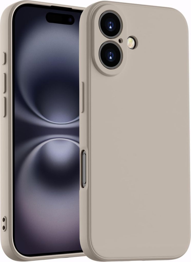 Hülle für iPhone 16 Slim Liquid Silikon Gel Gummi Stoßfest Produktbild 