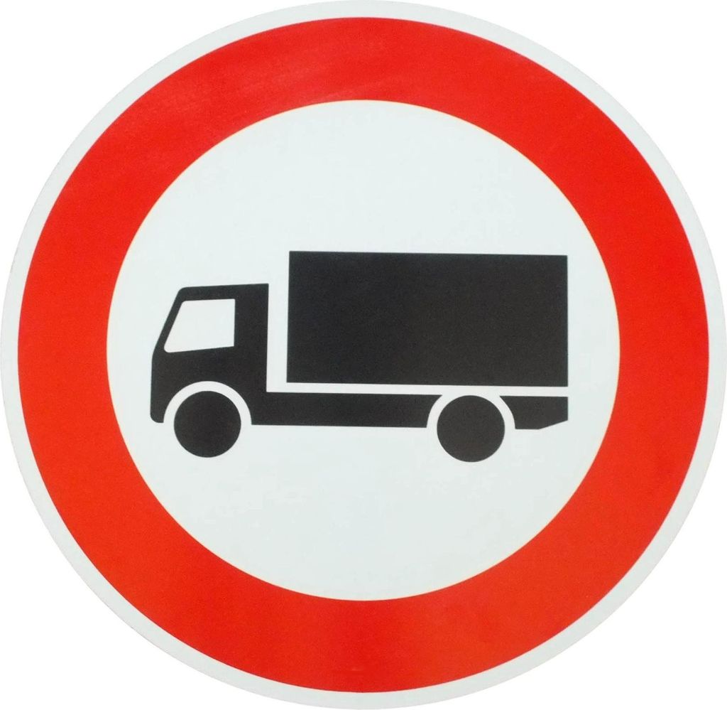 ORIGINAL Verkehrszeichen Nr. 253 LKW Verbot f. Produktbild 