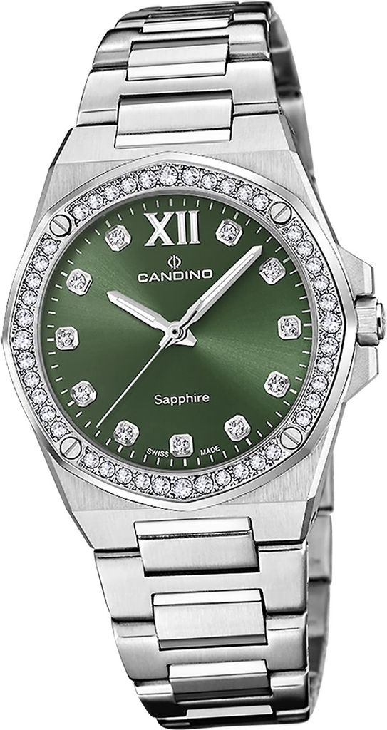 Candino Edelstahl Damen Uhr Analog Elegant Armbanduhr silber Elegance D2UC4751/5
