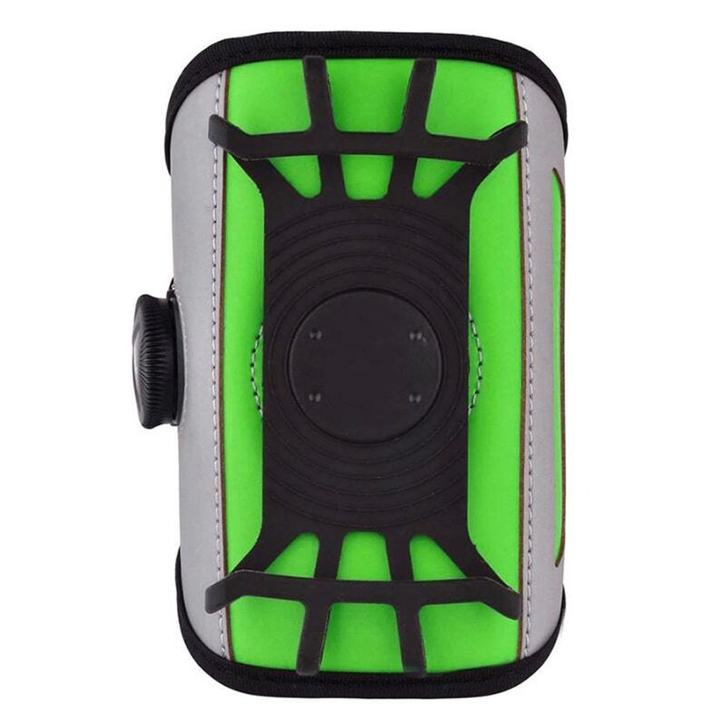 Drehbares Sportarmband für Smartphone (12 cm Telefon) - Grün