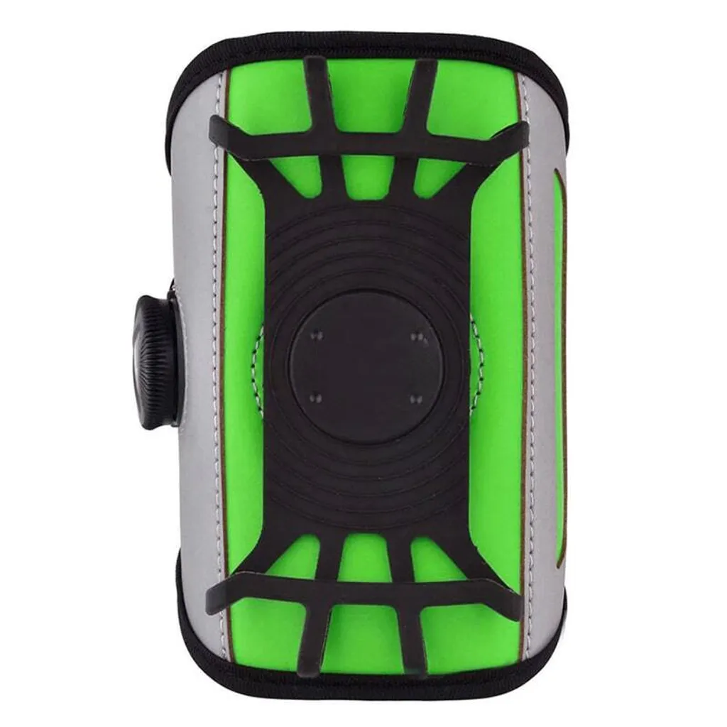 Supporto Smartphone da Braccio Rotante Verde - Sport & Fitness 360°