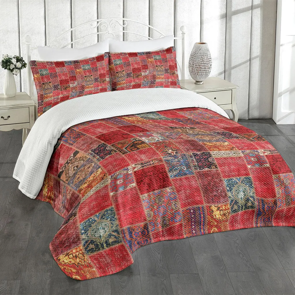 Copriletto Etnico ABAKUHAUS 220x220 cm - Arredo Camera Orientale