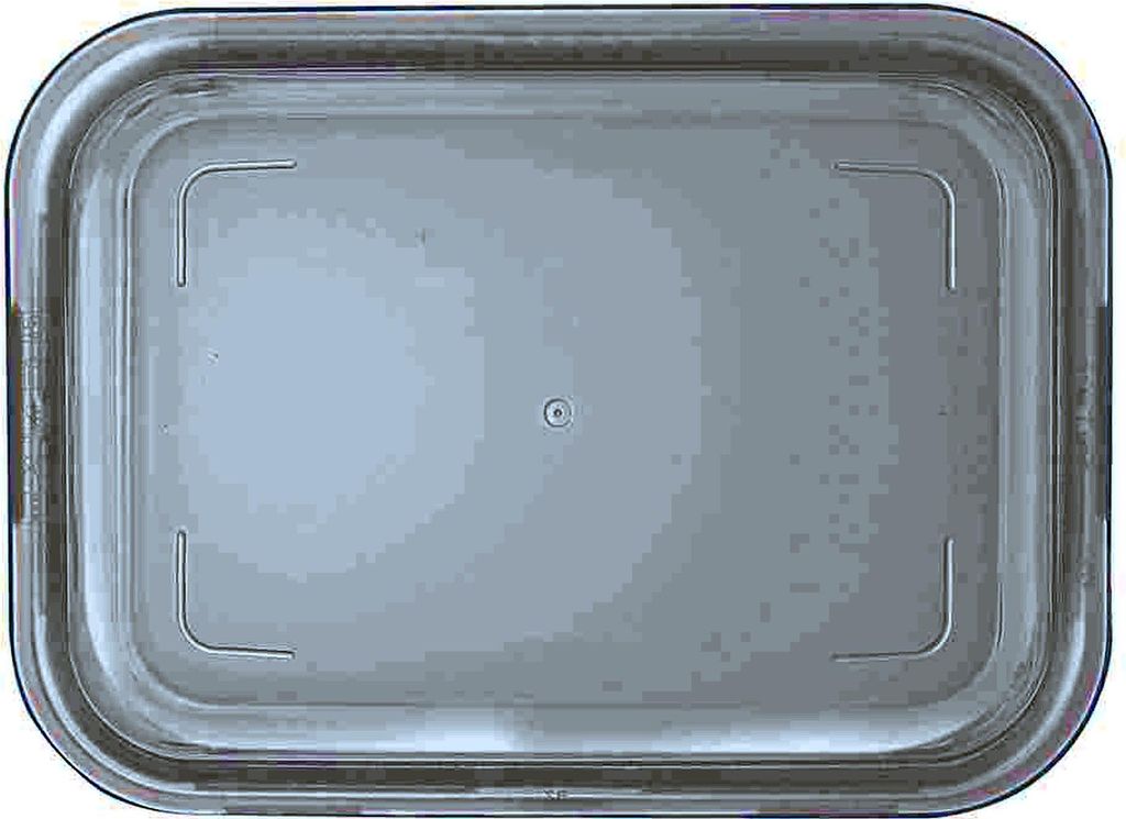 Deckel zur Food Box rechteckig 197cl - 12 Stück