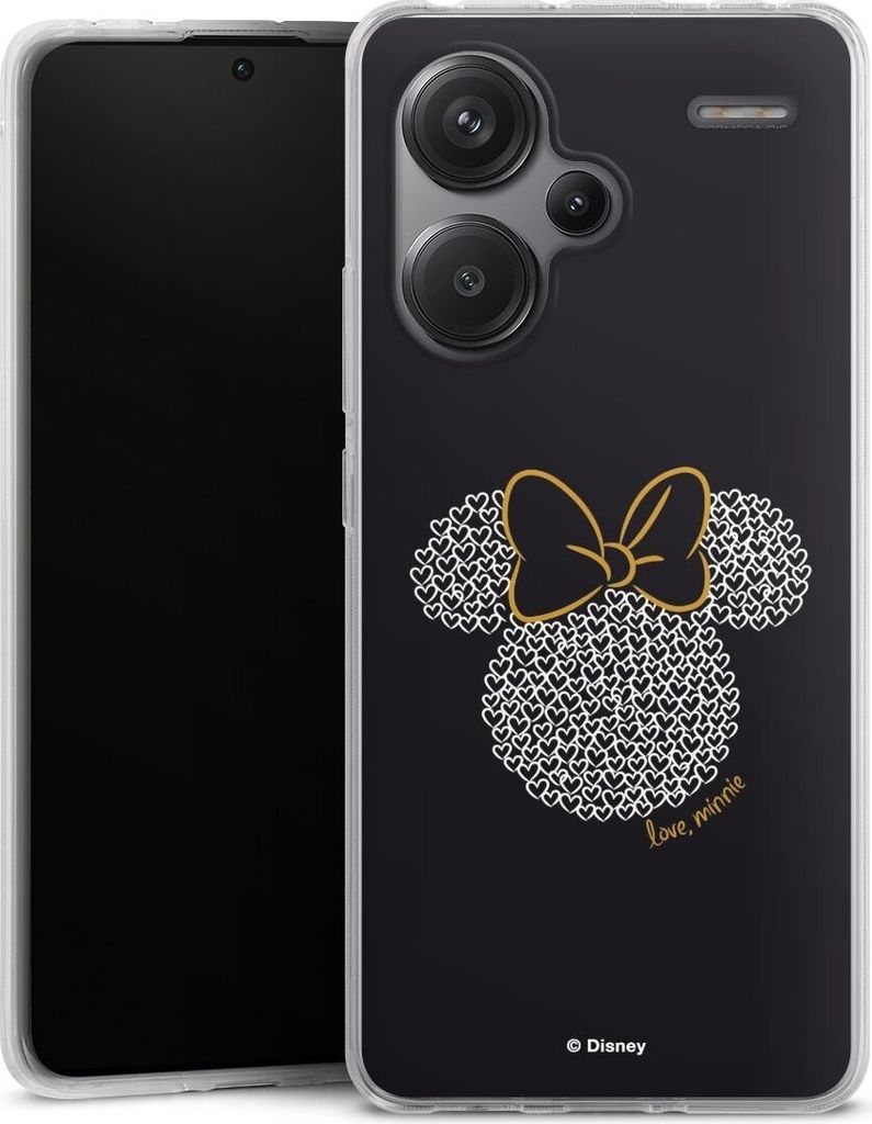 DeinDesign Handyhülle für Xiaomi Redmi Note 13 Pro Plus Silikon Hülle Case Smartphone Schutzhülle Disney Minnie Mouse Muster