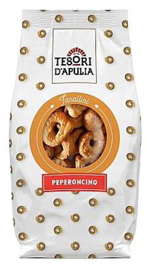 Tarallini au piment, 200 g - Tesori d'Apulia Image du produit 