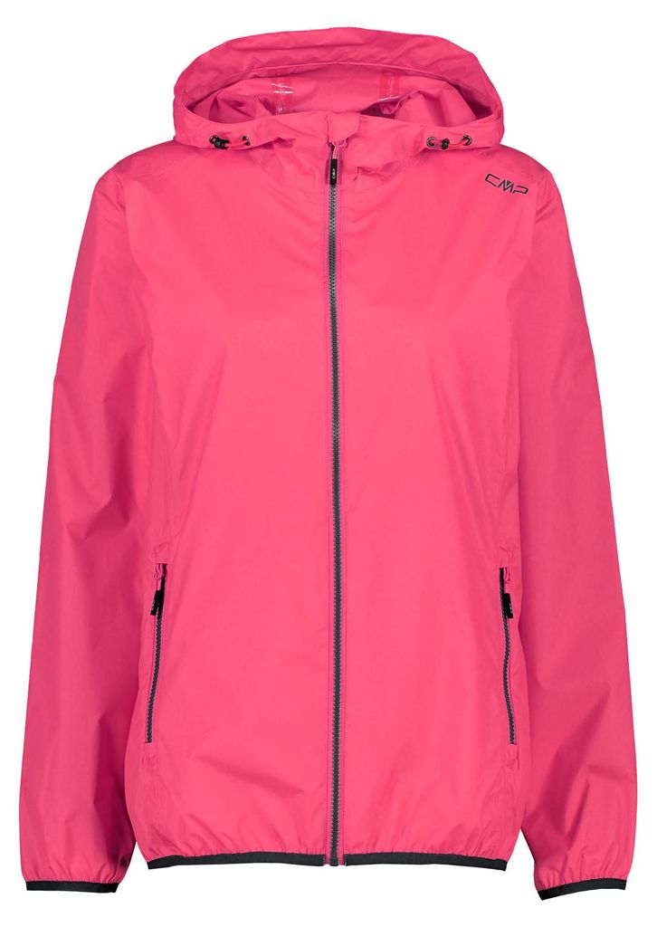 Cmp Woman Jacket Rain Fix Hood Fragola 44 Produktbild 