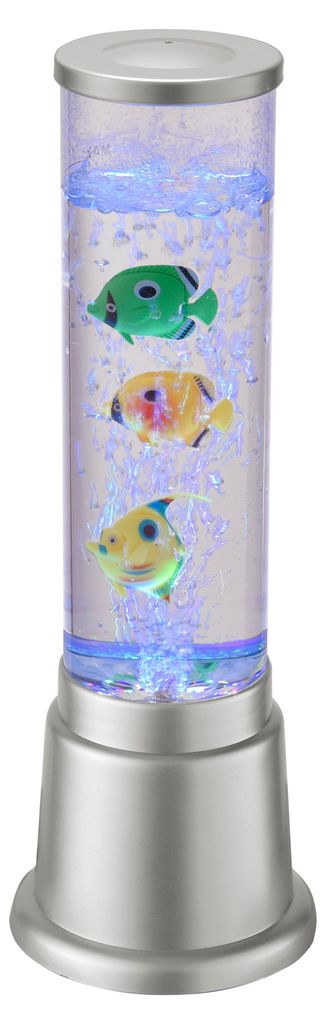 Colonna d'acqua a LED RGB con pesci decorativi, Immagine del prodotto 