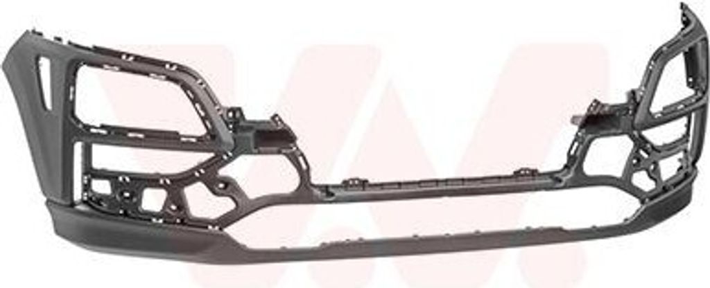 VAN WEZEL Stoßstange Stoßfänger für HYUNDAI Kona (OS) Rauh Schwarz 8279570