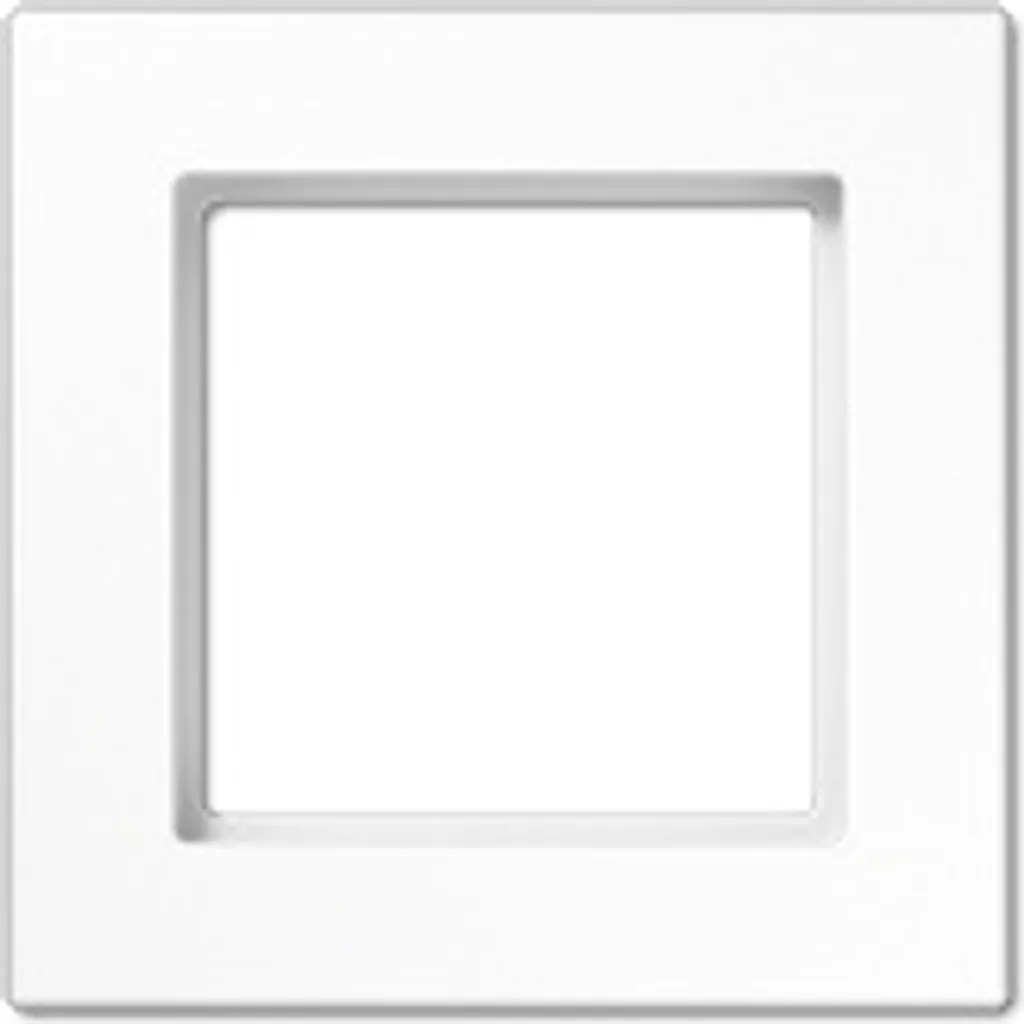 Cadre de Finition AC 581 BF WW Jung Thermoplastique Blanc Brillant