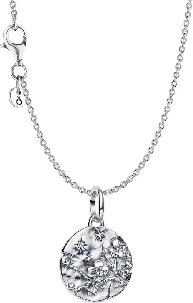 Collier Argent Anti-Ternissement Fleur de Cerisier Bijou Femme Durable