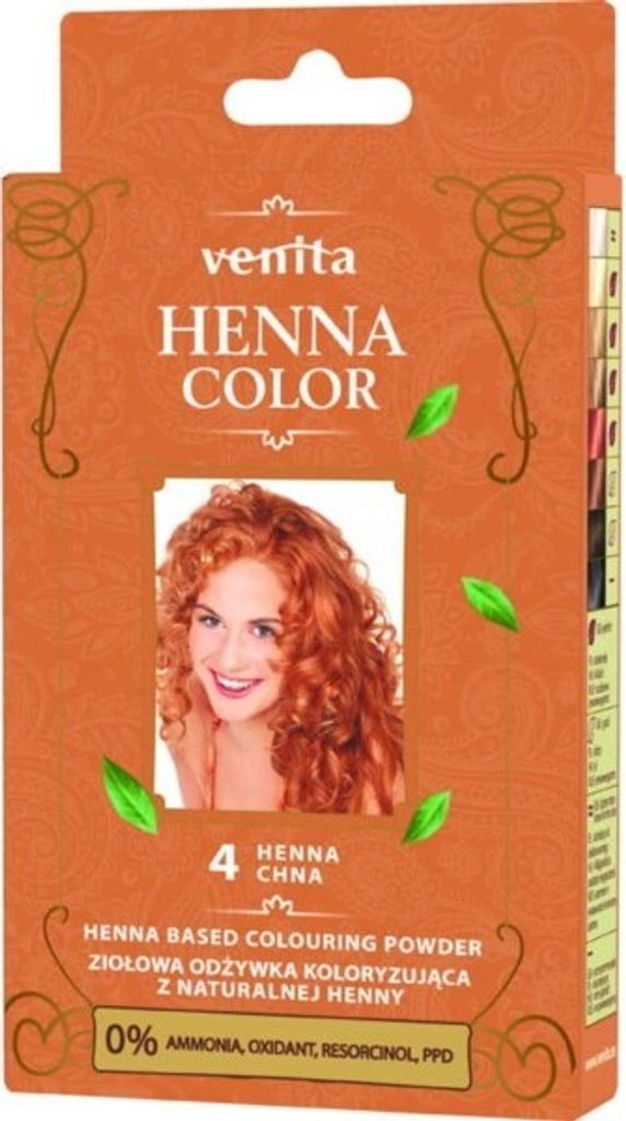 Venita Henna Herbal Hair Coloring Conditioner 4 Chna 30G