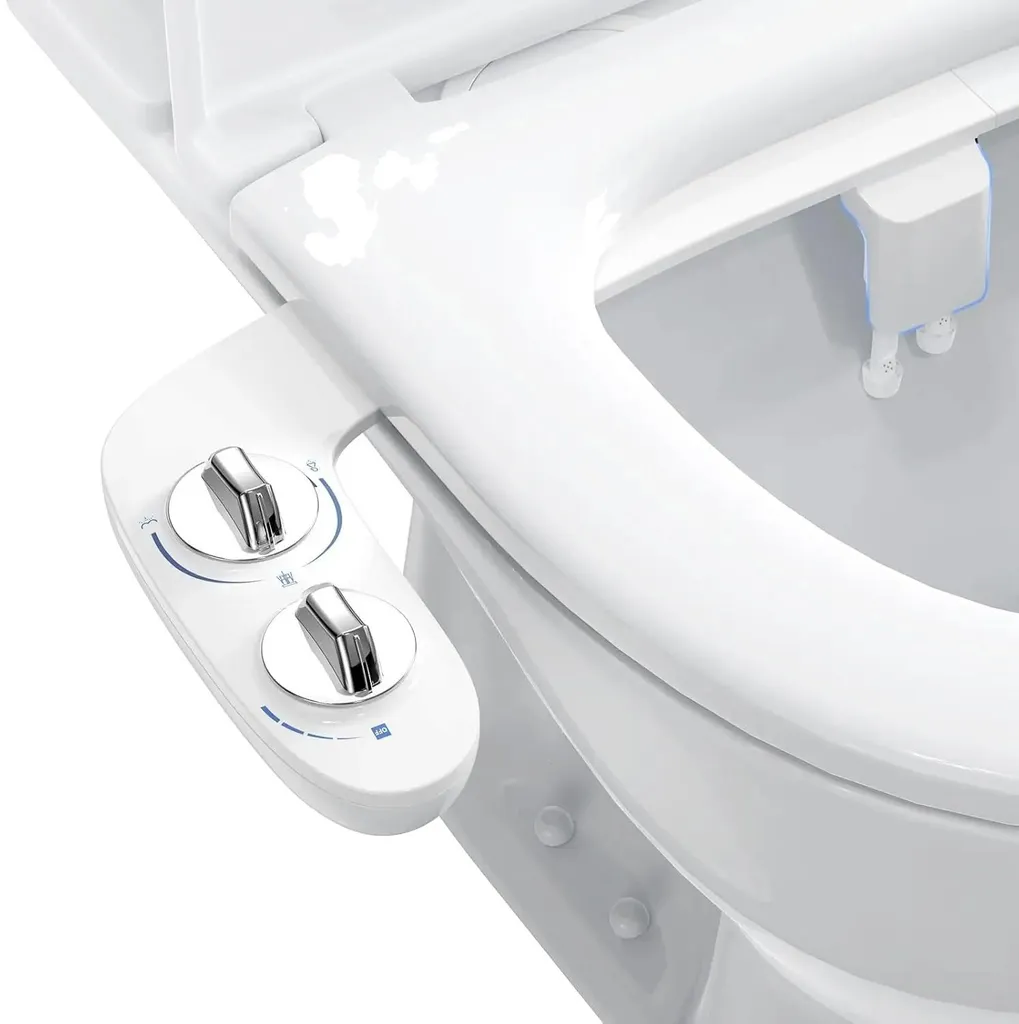 Bidet WC pour hygiène intime quotidienne avec double jet d'eau réglable