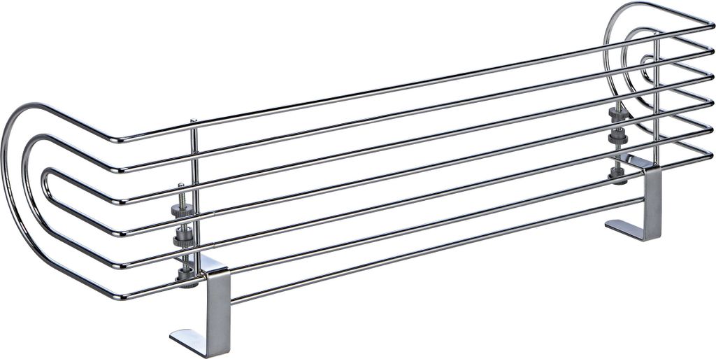Osłona kuchenki wykonana z chromowanego metalu 60x18.5x14cm Zdjęcie produktu 