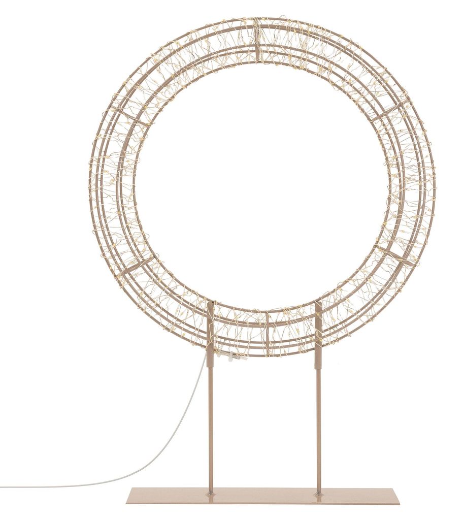 ECD Germany LED Weihnachtskranz 41,5 cm, Weihnachtsdeko mit Produktbild 