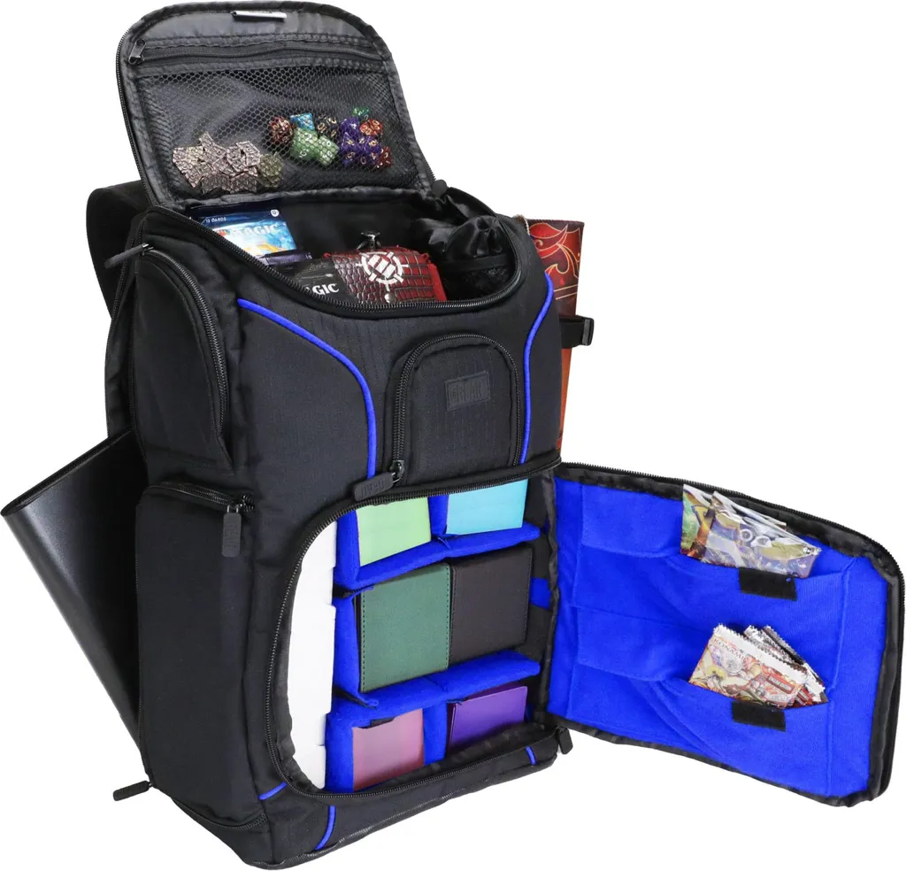 Sac à Dos de Protection MTG Bleu USA Gear avec Coque Rigide et Nylon