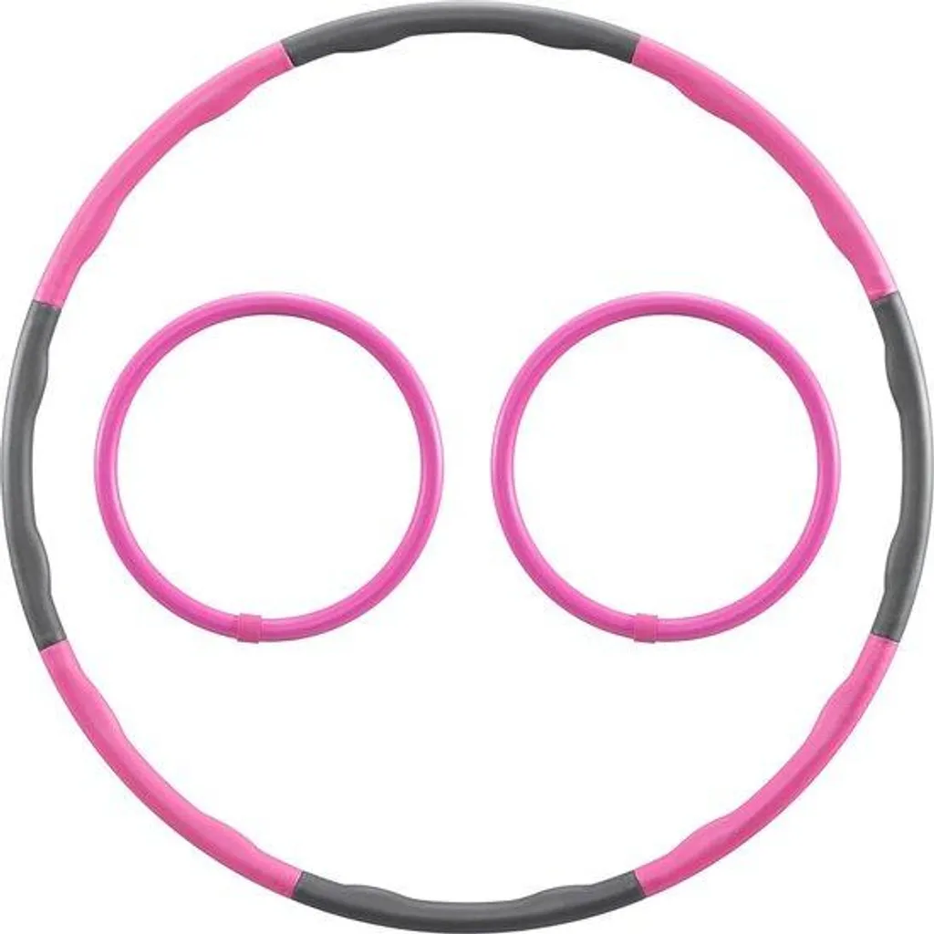 Hula-hoop fitness contre le relâchement abdos et bras kit complet