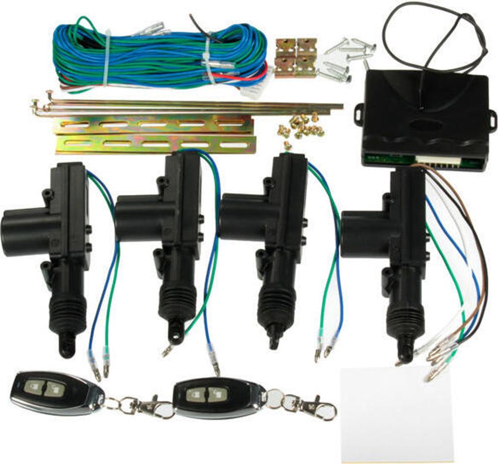 Auto 2 oder 4 Türen Zentralverriegelung Schlüssellose Entry System Kit & Remote Schlüssel Fob