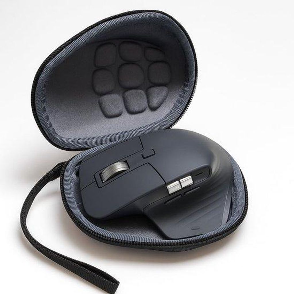 Maus Aufbewahrungsbox für Logitech MX Master 3S / 2S – Hartschalen Etui mit Reißverschluss & Trageschlaufe – Reisetasche für kabellose Maus