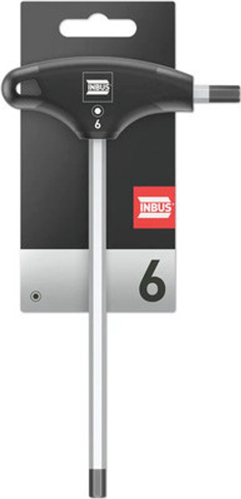 INBUS® 70099 T-Griff Schraubendreher 6mm, mit HybridTouch Produktbild 