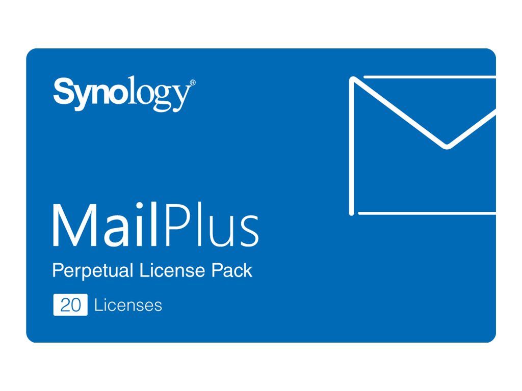 Synology MAILPLUS 20 LICENSES Synology MailPlus 20 Licenses Productafbeelding 