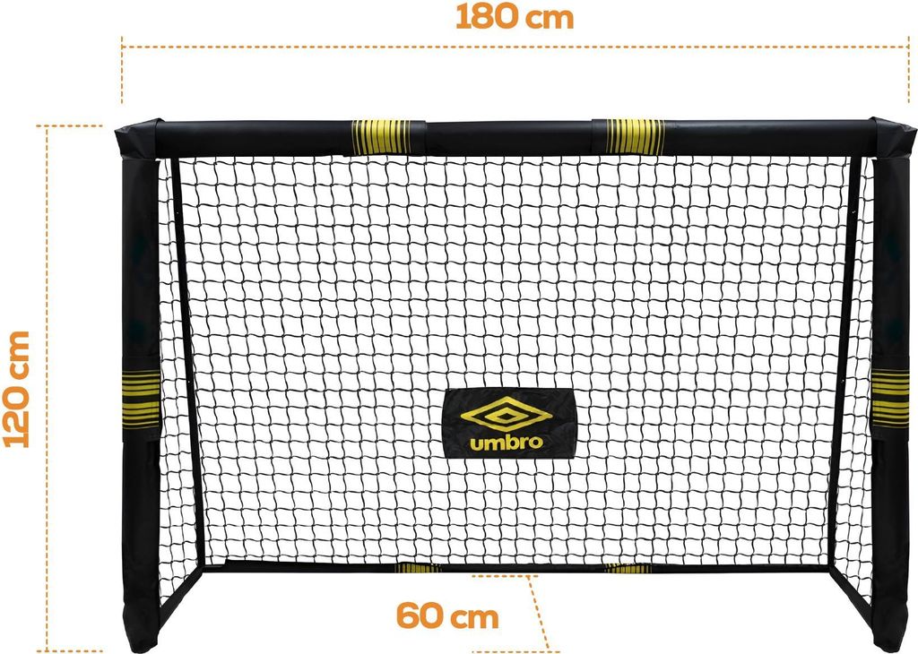 Bramka piłkarska Umbro – bramka piłkarska 180 x 120 x 60 cm Zdjęcie produktu 
