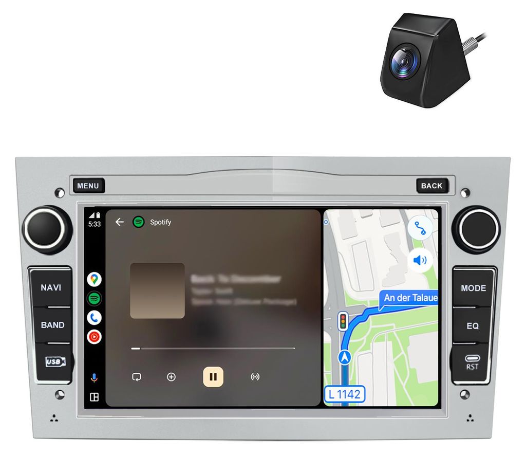 Autoradio Type C 64 Go avec CarPlay et Android pour Opel Image du produit 