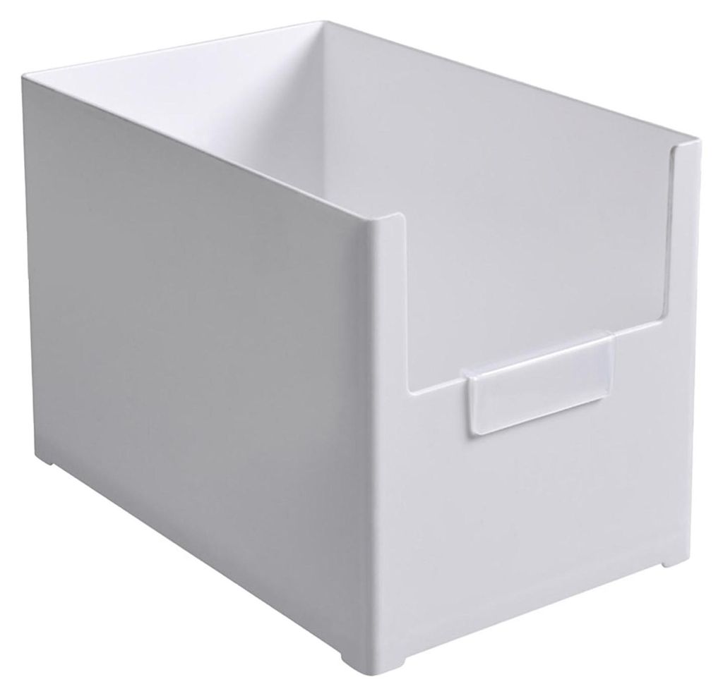 Kunststoff-Organizer mit offener Vorderseite, Schubladen-Design, multifunktionale, stapelbare Aufbewahrungsbehälter, Küchenbox