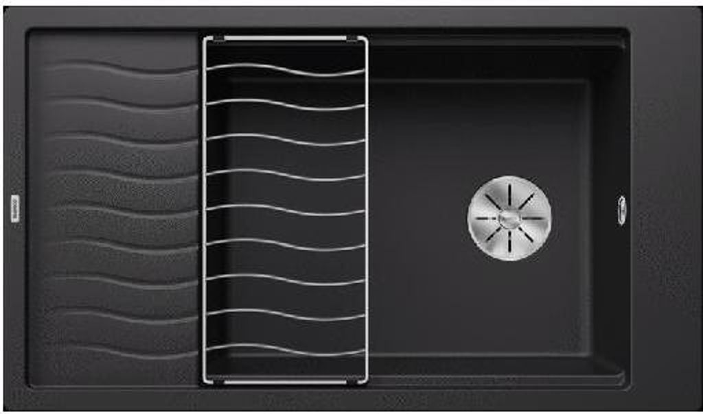 Blanco Elon XL 8 - Silgranitspüle, 860x500 mm, Schwarz Produktbild 