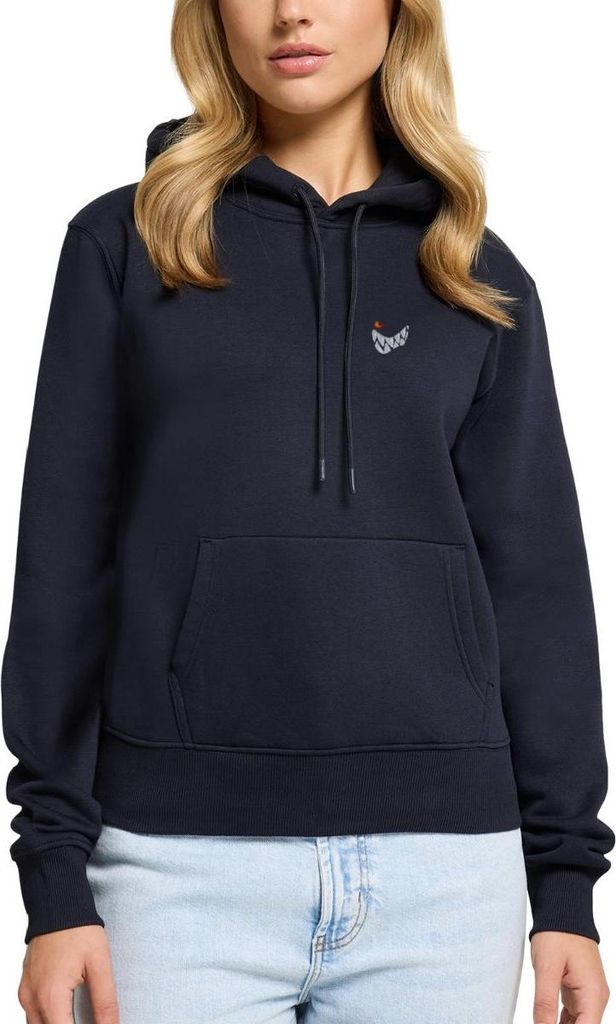 Spreadshirt Die Wilden Kerle Grinsen Stick Damen Premium Hoodie, M, Navy