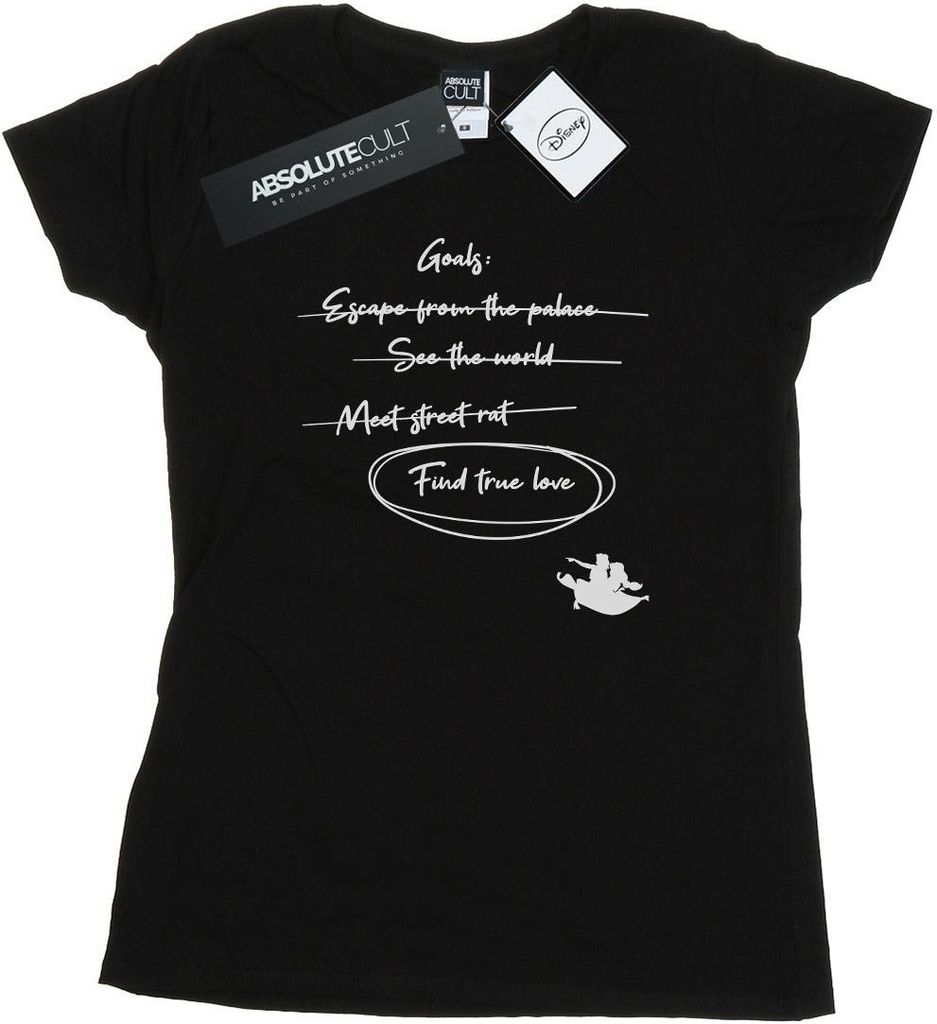 Disney - "Goals" T-Shirt für Damen BI15631 (XL) (Schwarz)
