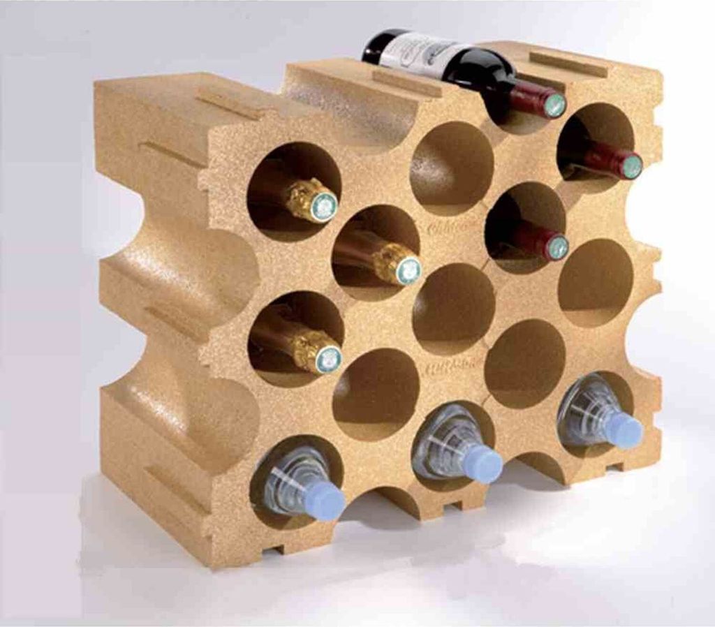 Cube pour bouteilles jusqu'à Ø 92 mm pour 15 bouteilles, Image du produit 