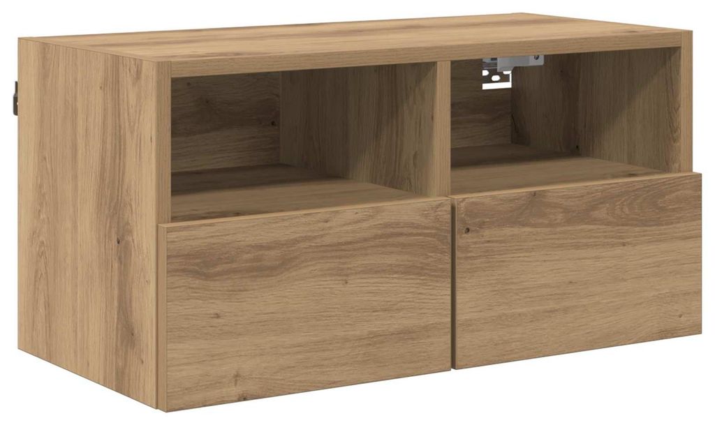 vidaXL TV-Wandschrank Artisan-Eiche 60 x 30 x 30 cm Holzwerkstoff