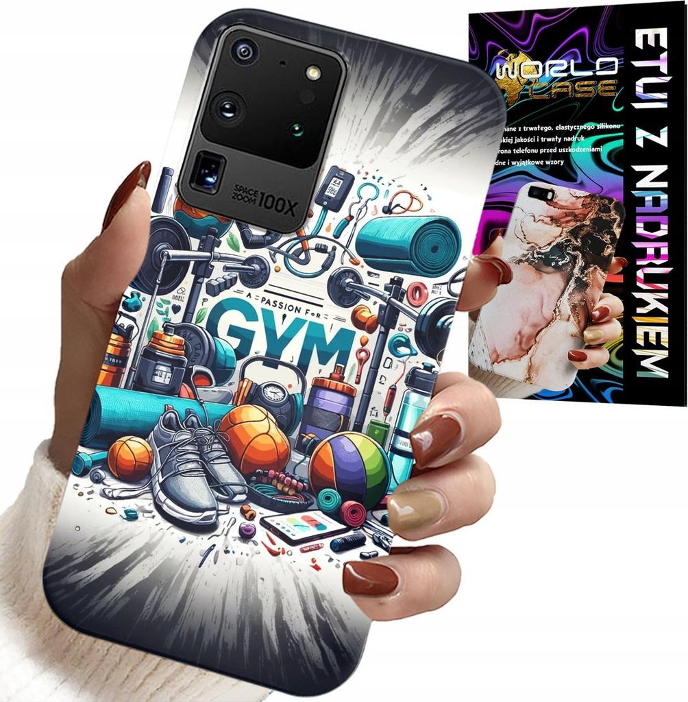 ETUI FÜR SAMSUNG GALAXY S20 Ultra - GYM FITNESS SPORT CASE + FOLIA