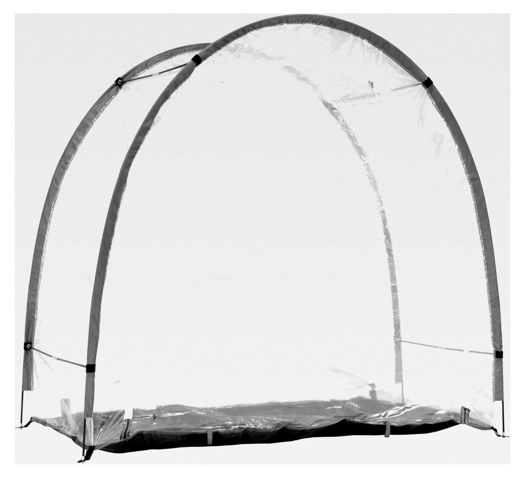 BioGreen Überwinterungszelt Arctic | Schutz vor Schnee, Regen und widrigen Wetterbedingungen | UV-beständig | Stecksystem | B 186 x T 84 x H 175 ...