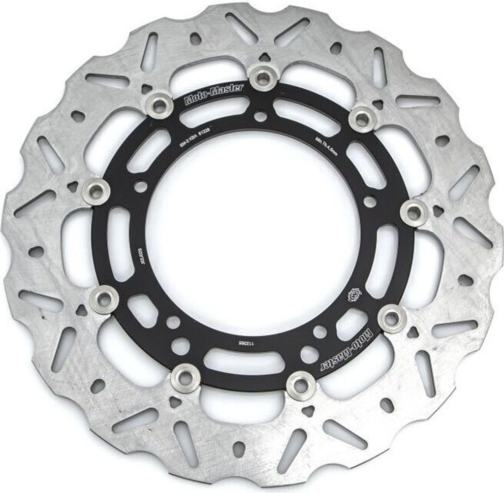 Moto-master Nitro 112365 Schwimmende Vordere Bremsscheibe Silber Silber One Size