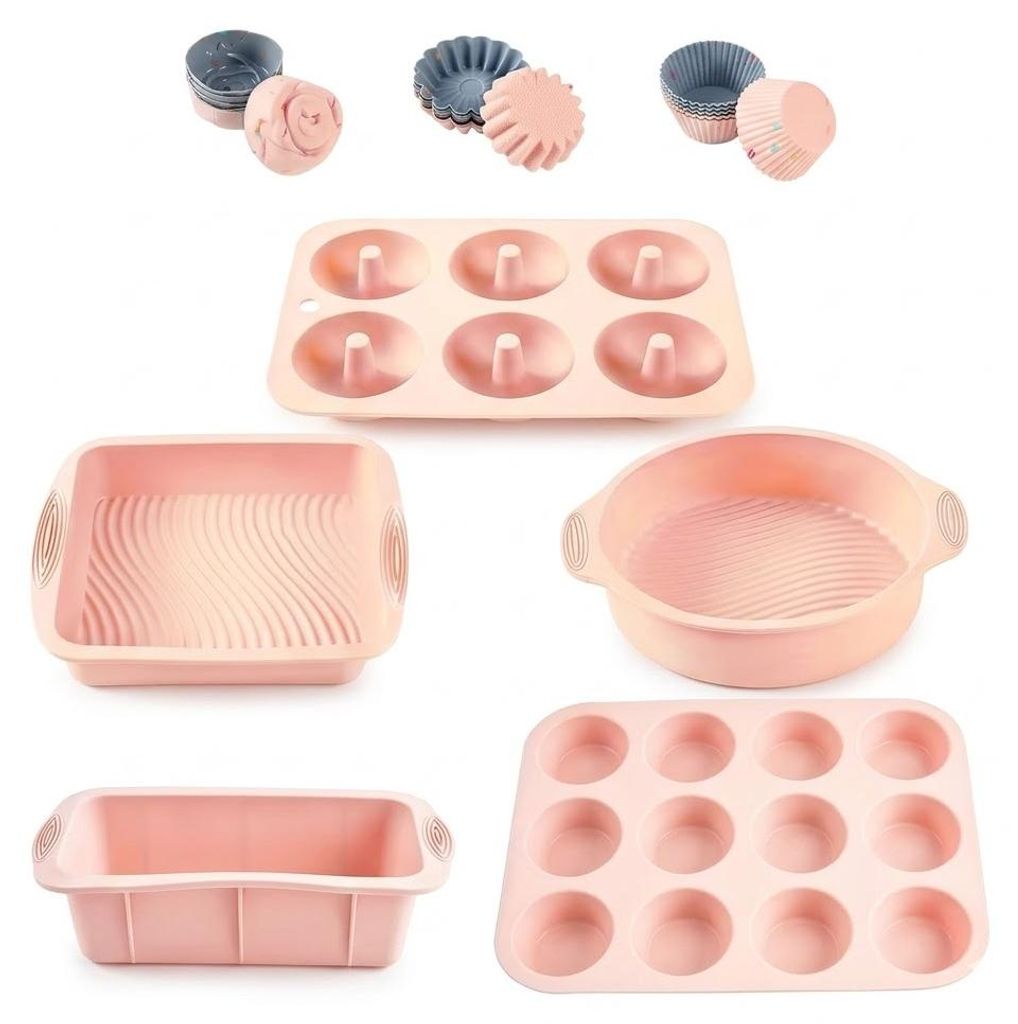 23-częściowy zestaw silikonowych foremek do pieczenia – Zdjęcie produktu 