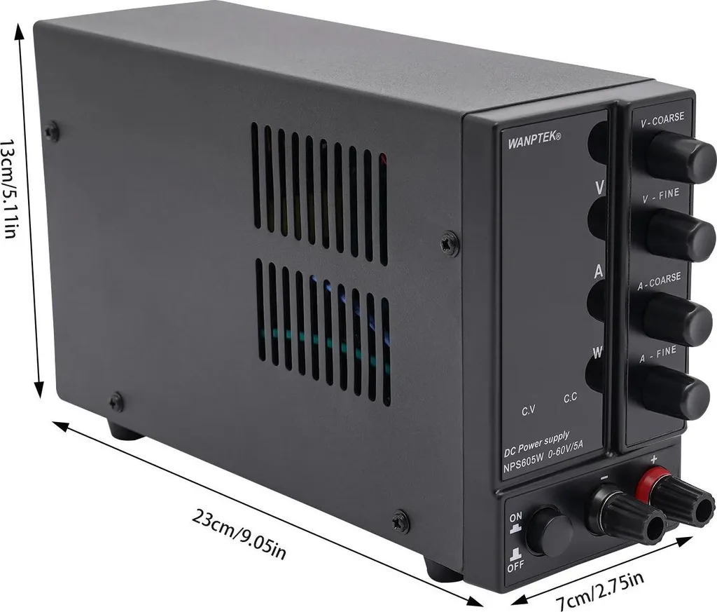 Source d'alimentation stabilisée CC 300W NPS605W 60V 5A réglable