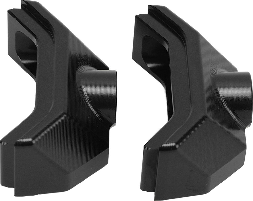 Motorrad modifizierte hintere flache Gabel verstellbarer dekorativer Blockstopfen Ersatz für Z800 13-16Schwarz