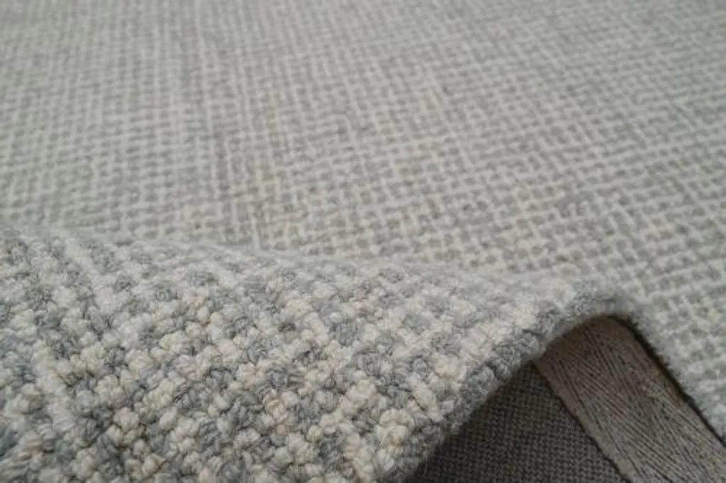 Tapis Marbel 16 blanc 170x240 cm facile à nettoyer pour salon moderne