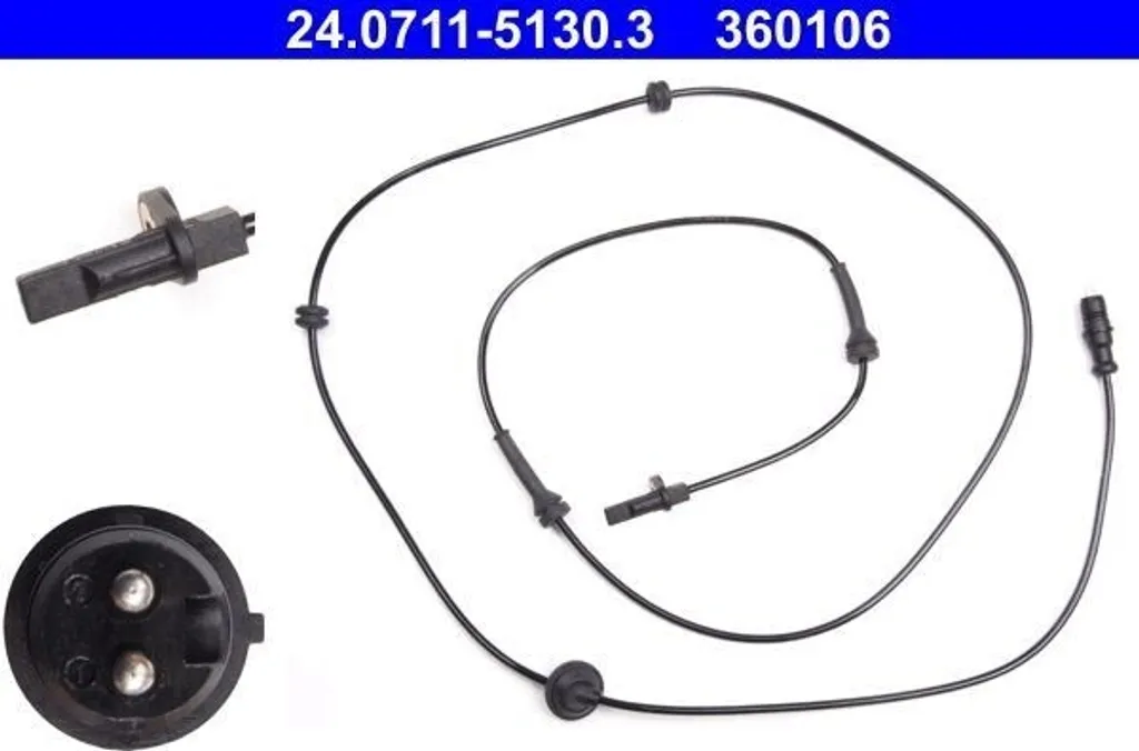 Capteur ABS Fiat Doblo ATE 24.0711-5130.3 - Réparation Freinage OE 46814966