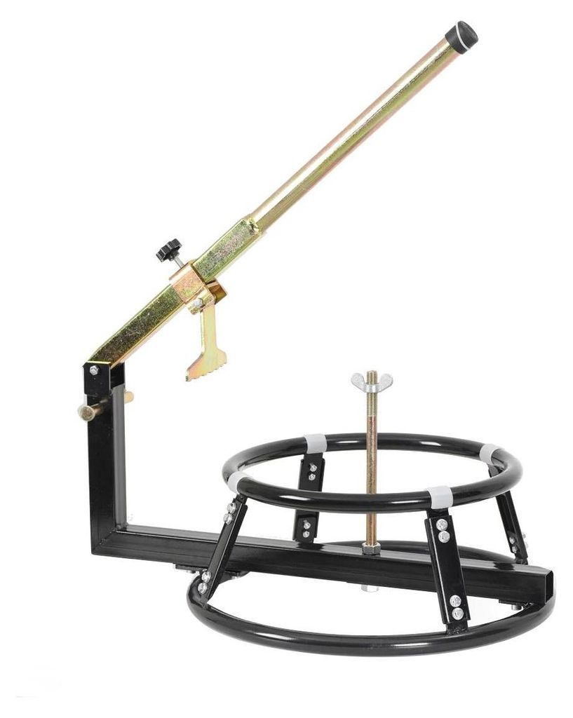 Motorrad Reifenmontiergerät - Reifenmontageständer - Tragbarer Bead Breaker - Für 41–53 cm Crossreifen - Werkstattwerkzeug