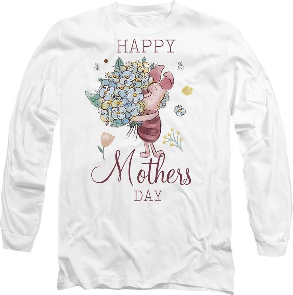 Winnie the Pooh - "Happy Mothers Day" T-Shirt für Herren/Damen Uni TV14166 (M) (Weiß)