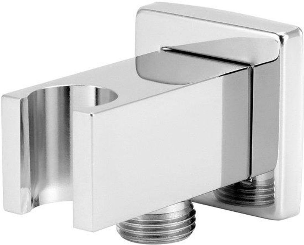 Chrom verstellbare Dusche mit Handbrausehalter, Messing, 1/2 Zoll, einfach zu installieren