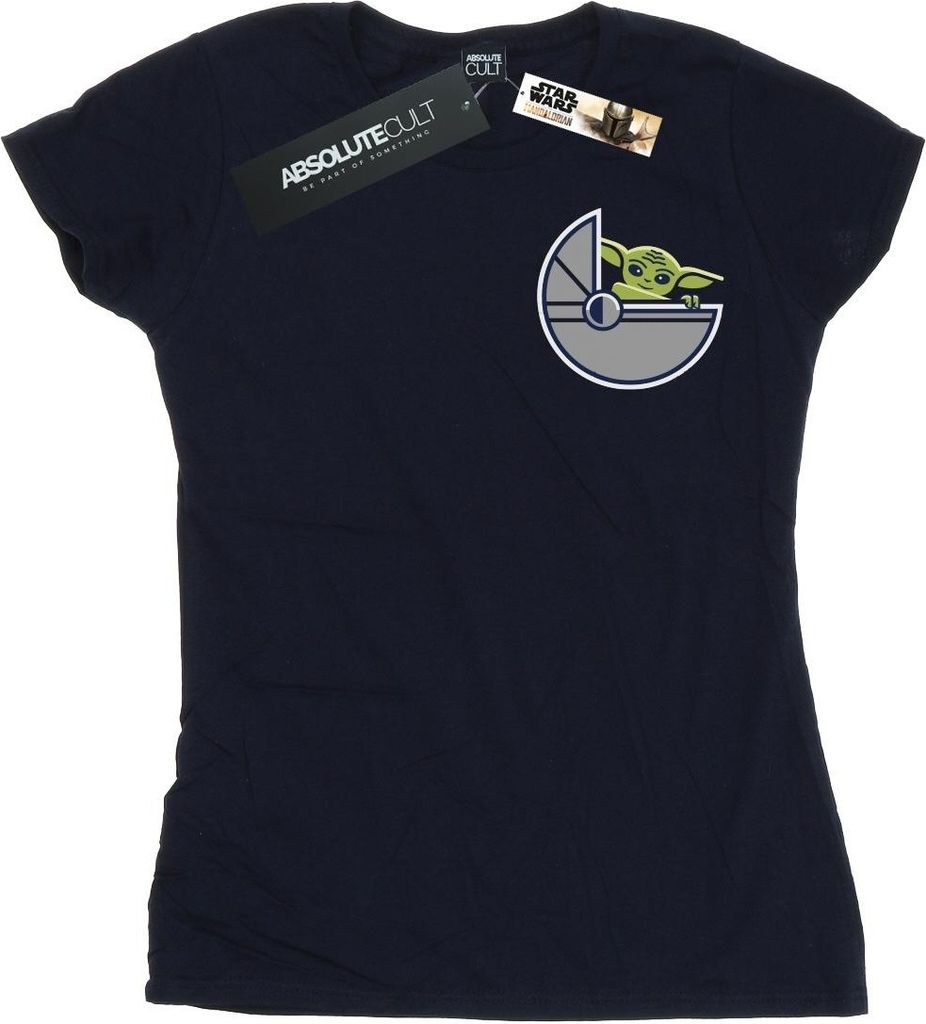 Star Wars - "The Mandalorian The Child" T-Shirt für Damen BI43057 (XL) (Marineblau)