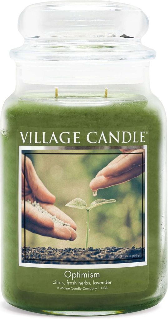Village Candle Optimismus 602g Duftkerze im Glas Optimismus