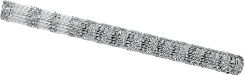 vidaXL Feldzaun Silber