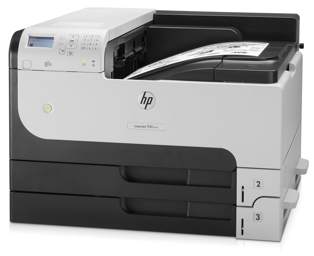 HP LaserJet 700M712DN - Laserdrucker - Monochrom - Desktop Produktbild 