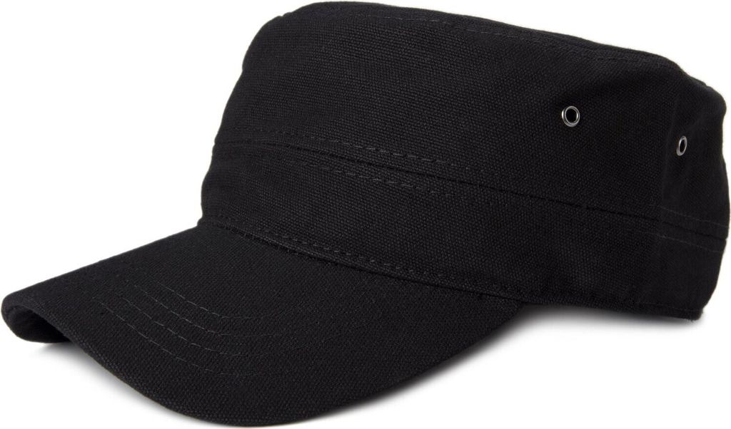 styleBREAKER Uni Military Cap aus Baumwoll-Canvas | Army Produktbild 