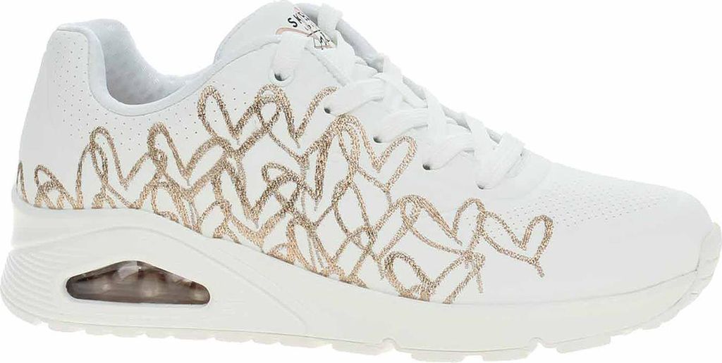 Skechers JGoldcrown: Uno - Golden Heart rosa bianca 39 Immagine del prodotto 