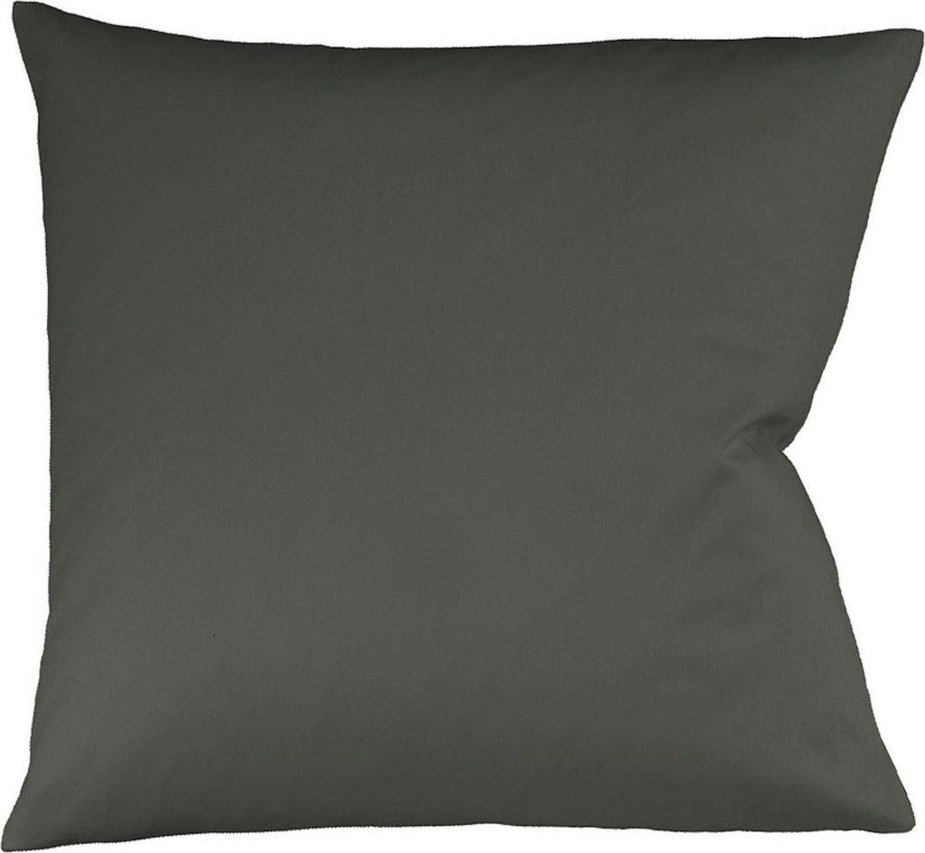 Fleuresse Interlock-Jersey-Kissenbezug uni colours anthrazit 9031